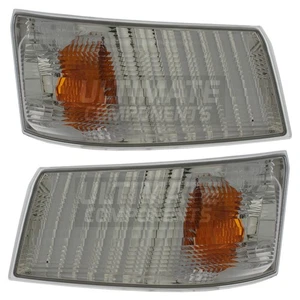 Mitsubishi Canter 2012-2022 Front Clear Indicator Lights Lamps Pair Left & Right - Picture 1 of 24