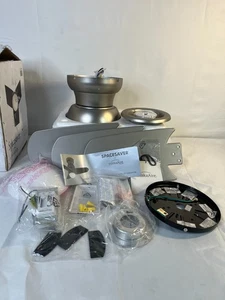 Minka-Aire Spacesaver F510L-BS Silver Blades Brushed Steel Finish Ceiling Fan - Picture 1 of 12