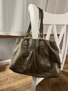 Coach Dark Grey Shoulder Bag/Purse For Women - Picture 1 of 15