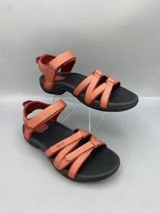 Teva Tirra Women's Aragon Sandal US 7.5 Red Adjustable Comfort TEVA 4266 - Picture 1 of 11