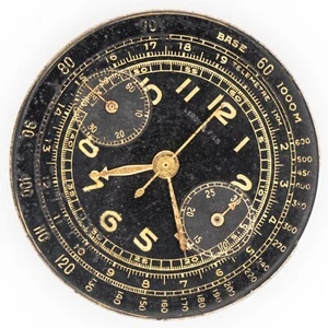 Teilweise Vintage Leroy & Fils 31,5mm x 8,4mm 2-Reg Chronograph Uhrwerk - Bild 1 von 3