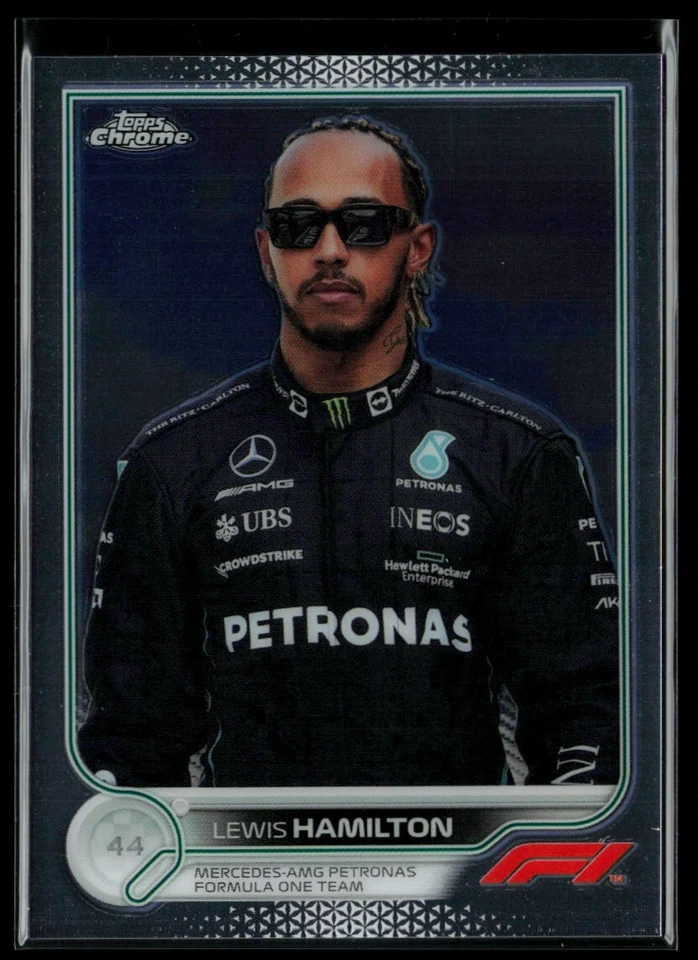 2022 Topps Chrome Formula 1 #6 Lewis Hamilton - Image 1 of 2