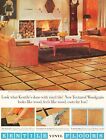 1963 Kentile planchers en vinyle années 1960 décoration intérieure cheminée meubles photo annonce