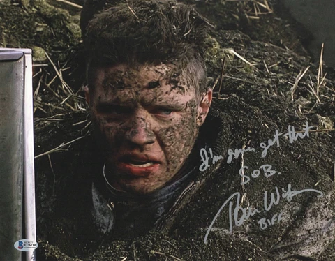TOM WILSON BACK TO THE FUTURE SIGNED 11X14 AUTOGRAPH BECKETT BAS COA 22 BIFF Cover