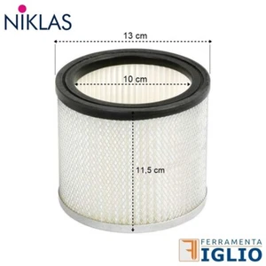 Filtro Hepa di Ricambio per Bidone Aspiracenere Niklas Nerone Cordless 10 Litri - Foto 1 di 3