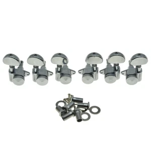 Wilkinson Locking Guitar Tuners 3x3 Tuning Keys for Gibson or Acoustic Chrome - Picture 1 of 9