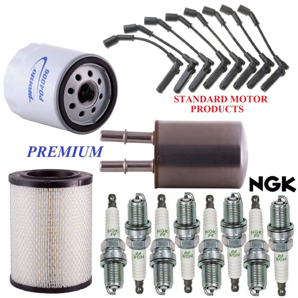 Tune Up Kit Filters Wire Spark Plugs Fit GMC ENVOY XUV V8; 5.3L 2004-2005 Foto 1 de 1