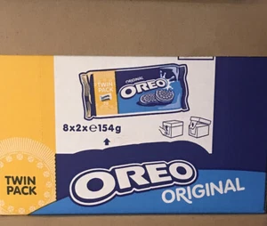 Oreo Biscuits with Creamy filling 8X2x154g Full Box - Picture 1 of 1