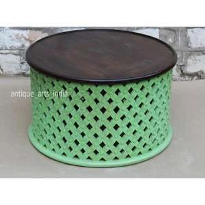 Premium look center tea table Wooden Round Coffee table for living room decor - Picture 1 of 7
