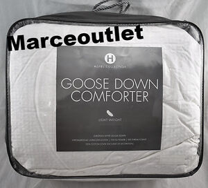 Hotel Collection European White Goose Down Comforter FULL / QUEEN Light Weight