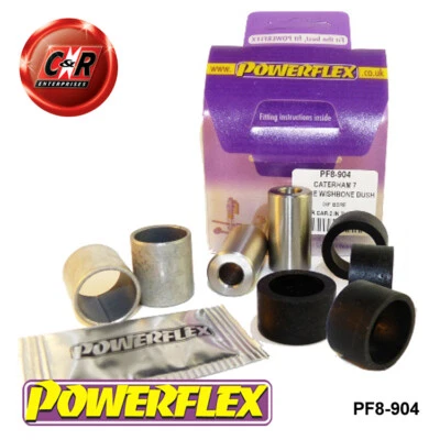 Powerflex Negro Grande Upr Wbone RR Cojinetes Para Caterham 7 Imp Nowatts 73-06 - Imagen 1 de 4
