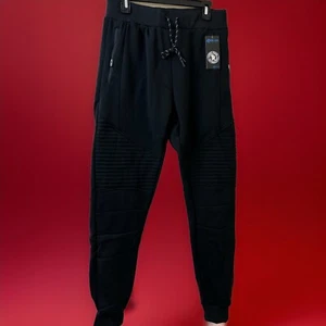 New Men's Street Rules Black Joggers Qui Sweatpants SAIZ  LARGE - Picture 1 of 6