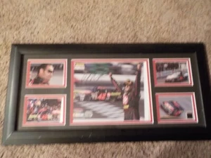 ๐ฅ Nascar JUAN PABLO MONTOYA Framed Autograph Picture W/Tire COA Ganassi  ๐ฅ - Picture 1 of 5