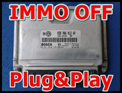 VW GOLF BORA 1.9 TDI IMMO OFF / PLUG&PLAY 0281010126 038906012AP / ITA - 2 gi... - Immagine 1 di 4