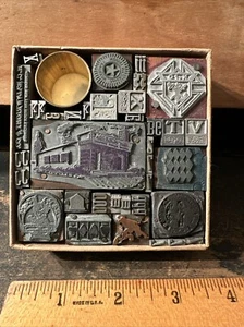 Printing Blocks “ Ornamental Borders Dingbats” Variety of Designs! - Picture 1 of 15