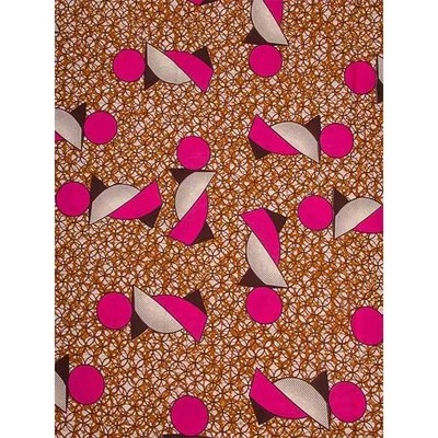 Tela con estampado de exclamación de África 4 yardas Foto 1 de 2