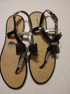 Madrag Zehenstegsandalen mit Band Größe 11 - Bild 1 von 4