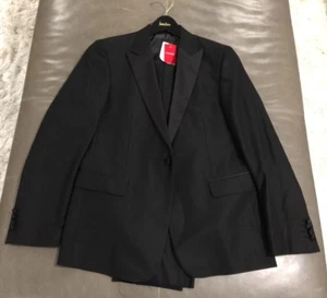 NWT Duchamp London 1-Button Slim Fit Peak Lapel Black Tuxedo 42R 36 $695 - Bild 1 von 9