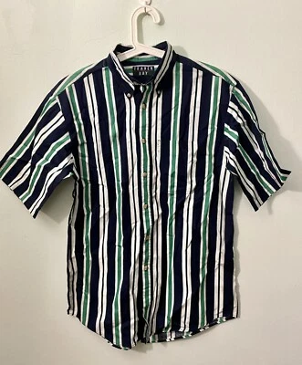NWOT! Trader Bay Mens Multicolor Button Shirt~ S Short Sleeve - Image 1 of 4