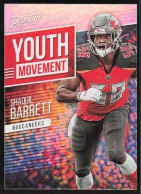 2020 Panini Prestige Youth Movement Shaquil Barrett #YM-SB Tampa Bay Buccaneers - Image 1 of 2