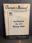 1952 McCormick No. 50-T Pickup Baler Owners Manual, International Harvester