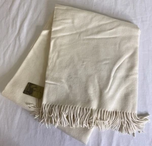 Peruvian Connection Ivory Royal Alpaca Throw Peru 58 x 72" NWT - Picture 1 of 4
