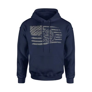 Mexican American Flag Hoodie Sweatshirt - Picture 1 of 6