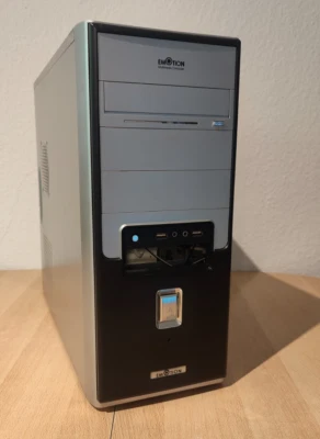 Tower Retro PC Gehäuse (bis ATX) Silber Akzeptabel Zustand - Bild 1 von 4