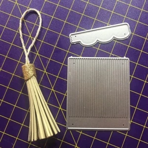 Tassel Metal Cutting Dies Scrapbooking Embossing Album Cards Paper Craft Making - Picture 1 of 6