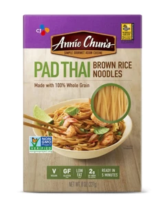 Pad Thai Brown Rice Noodles, Non GMO, Vegan, Gluten Free, Low Fat, 8 Oz (Pack of - Picture 1 of 2