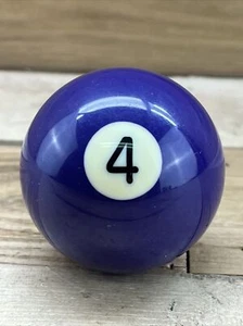 pallina da biliardo ricambio singola 2 1/4 numero #4 Viola  - Foto 1 di 3