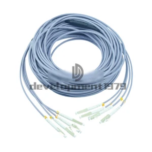 100M Armored Cable LC UPC -LC UPC 4 Strand Multi-Mode Fiber Patch Cord - Afbeelding 1 van 6