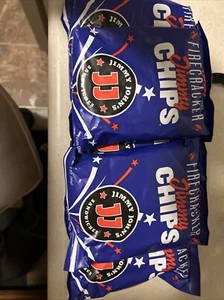 Jimmy John's Potato Chips HOT FIRECRACKER Flavored Johns 2oz Bags -5 Packs - Picture 1 of 1