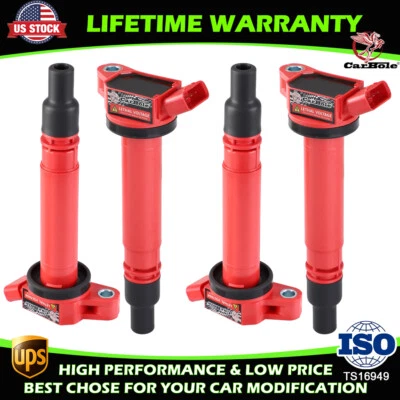 4PCS NEW IGNITION COIL FOR TOYOTA LEXUS GX460 LX570 NX300h 673-1309 90919-A2005 - Image 1 of 4