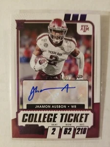 2021 Panini Contenders Draft Picks - College Ticket Autographs #260 Jhamon... - Picture 1 of 2