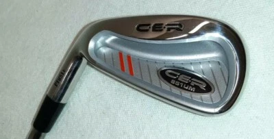 //NEW  C.E.R. 851UM #6 Iron  - Lt Hand - Men's - Steel Shaft - Stiff Flex - #80 - Image 1 of 4