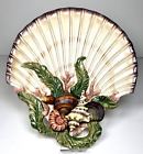 1998 FITZ & FLOYD Oceana Seashell Serving Plate/Wall Decor - Classics Collection