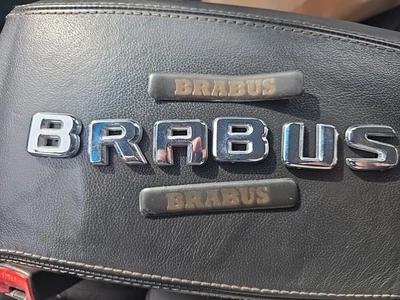 2003 Mercedes-Benz E320 OEM Rear Aluminum BRABUS Emblem Letters  - Image 1 of 4