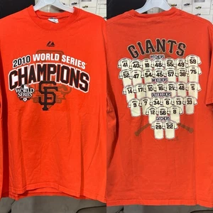 2010 MLB Majestic San Francisco Giants World Series Roster Shirt Gr. XL Baseball - Bild 1 von 7