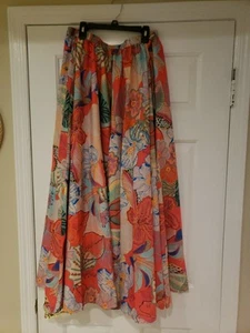 NWT CALYPSO St. BARTH Maxi Long Floral Print Skirt Sz M - Picture 1 of 5