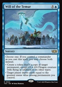MTG - WILL OF THE TEMUR - Tarkir Dragonstorm Com (R) - Bild 1 von 2