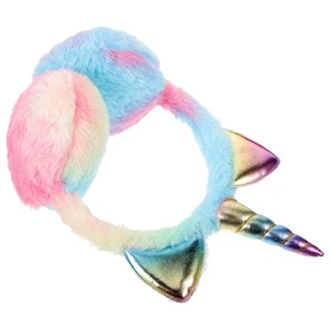 Caldo Peluche Paraorecchie Fascia Design Carino Accogliente Inverno Paraorecchie per Ragazze - Foto 1 di 12