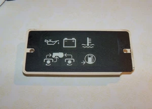 John Deere 322 Armaturenbrett Instrument Warnleuchte Display Einsatz Linse Panel M75103 - Bild 1 von 2