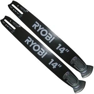 Paquete de 2 barras guía de repuesto originales Ryobi RY3714 14" - 311482001-2PK - Imagen 1 de 1
