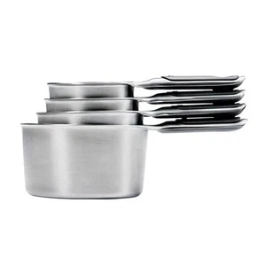 OXO Good Grip 4 Piece Stainless Steel Measuring Cup Set - Picture 1 of 4