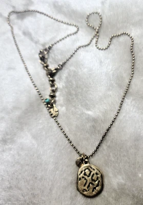 Collar DE COLECCIÓN *Tono Dorado* JEROGLÍFICOS ~Marca de la Suerte~ Foto 1 de 4