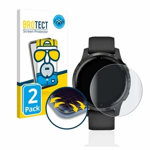 2x Full Cover for Garmin vivoactive 4 (45 mm) Matte Screen Protector Curved - Zdjęcie 1 z 8