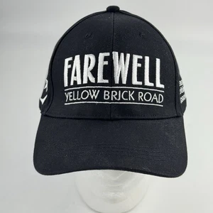 Cappello Berretto ELTON JOHN Nero Regolabile di FAREWELL YELLOW BRICK ROAD Tour EX - Foto 1 di 10
