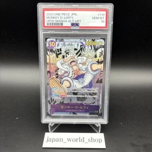 PSA 10 Luffy Nika OP05-119 Manga Alt Art Comic Parallel ONE PIECE Card Japanese - Picture 1 of 6