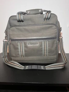 Samsonite Vintage 1992 Canvas Green Message Bag Travel Carry on - Picture 1 of 11